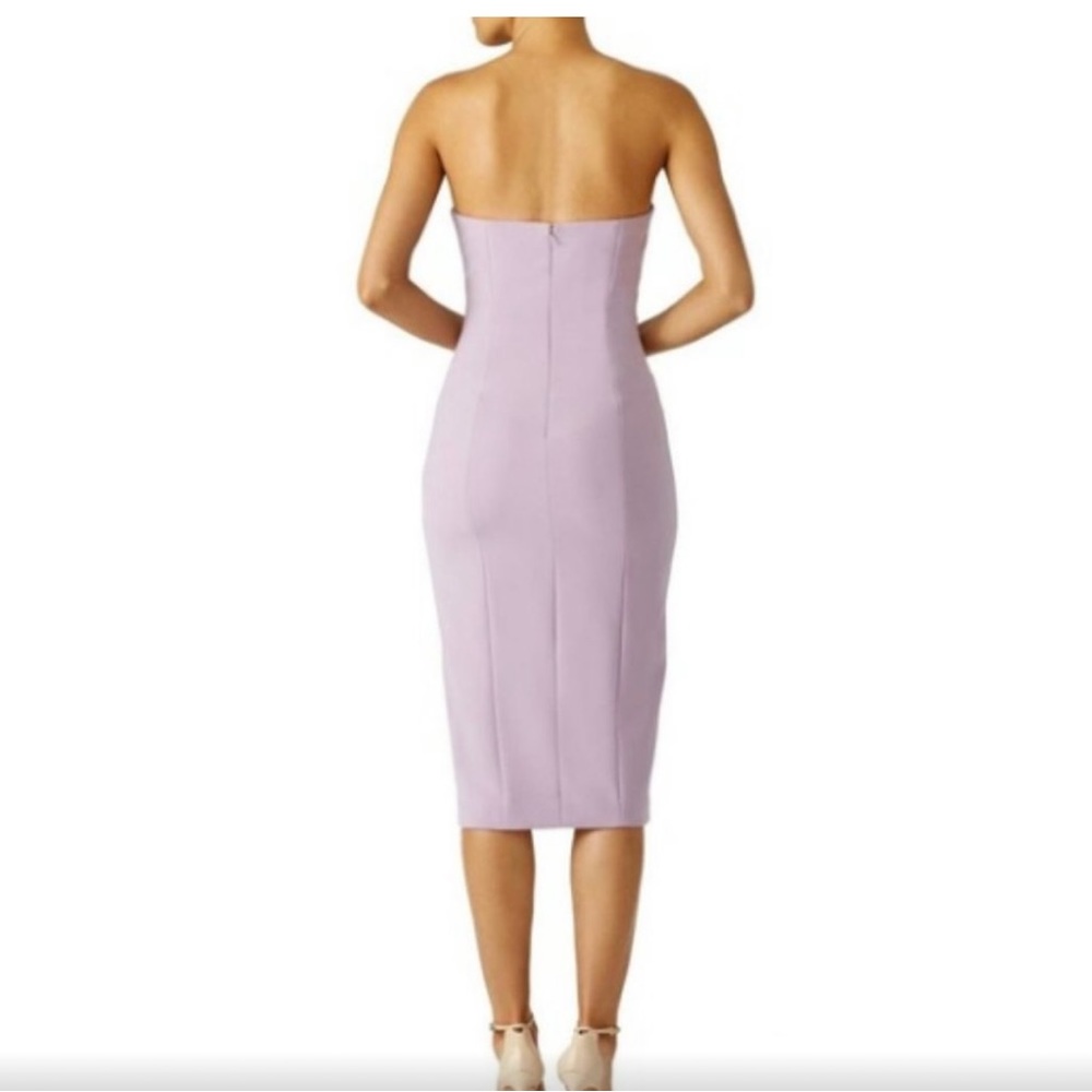 Jay Godfrey Purple Sheath Strapless Dress - Picture 3 of 6
